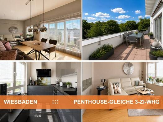 Wohnung zum Kauf 425.000 € 3 Zimmer 95,5 m² 3. Geschoss Wiesbaden Nordost 65197