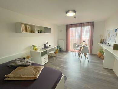 Studio zur Miete 488 € 1 Zimmer 23 m² 3. Geschoss frei ab 01.06.2025 Königturmstraße 39 Innere Weststadt Schwäbisch Gmünd 73525