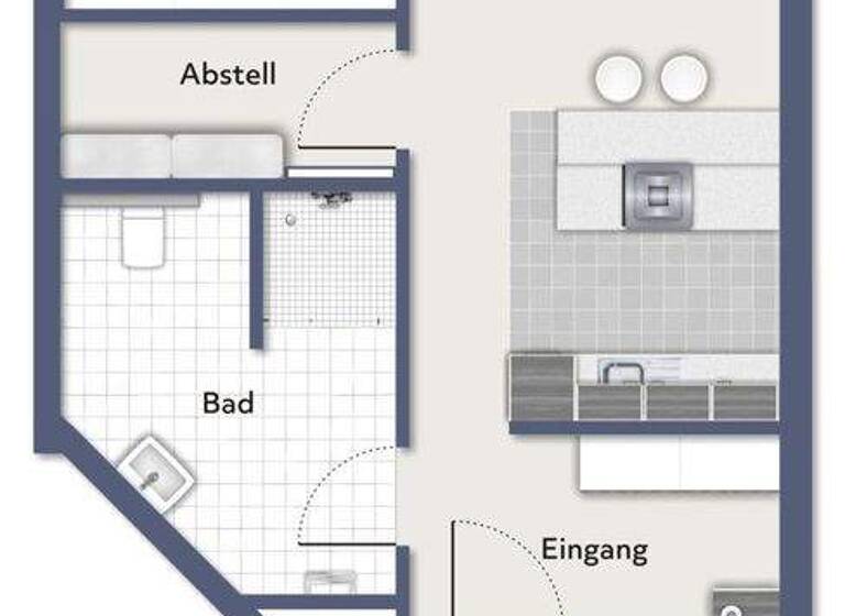 Wohnung zur Miete - Erstbezug 800 € 2 Zimmer 64 m² frei ab 01.05.2026 Westerkappeln 49492