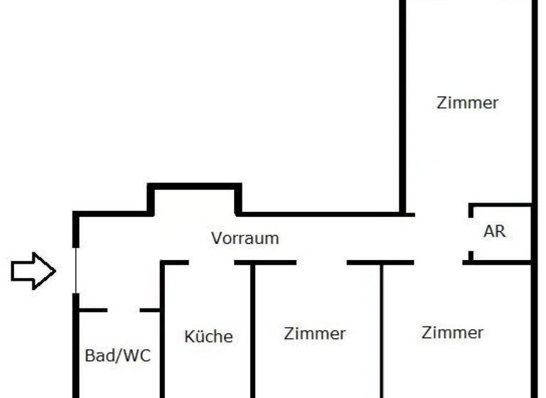 Wohnung zum Kauf 449.500 € 3 Zimmer 84,1 m² 3. Geschoss Wien 1070