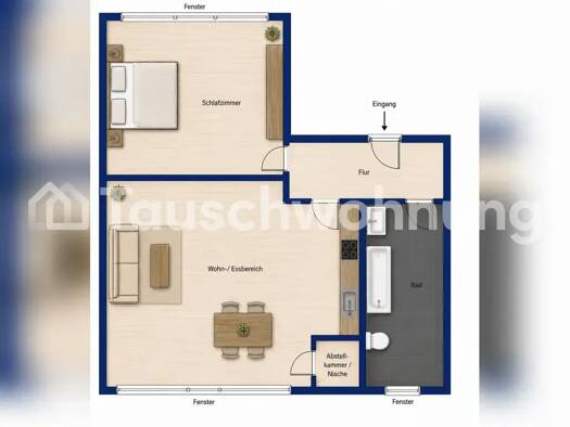 Studio zur Miete Tauschwohnung 440 € 1 Zimmer 40 m² Spandau Berlin 13585