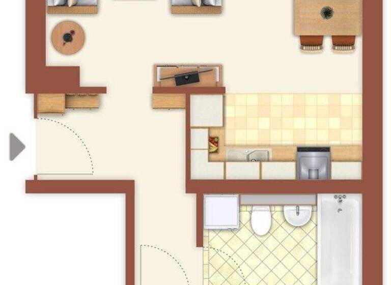 Wohnung zum Kauf 55.000 € 2 Zimmer 52,3 m² EG Bernsdorf Chemnitz / Bernsdorf 09126