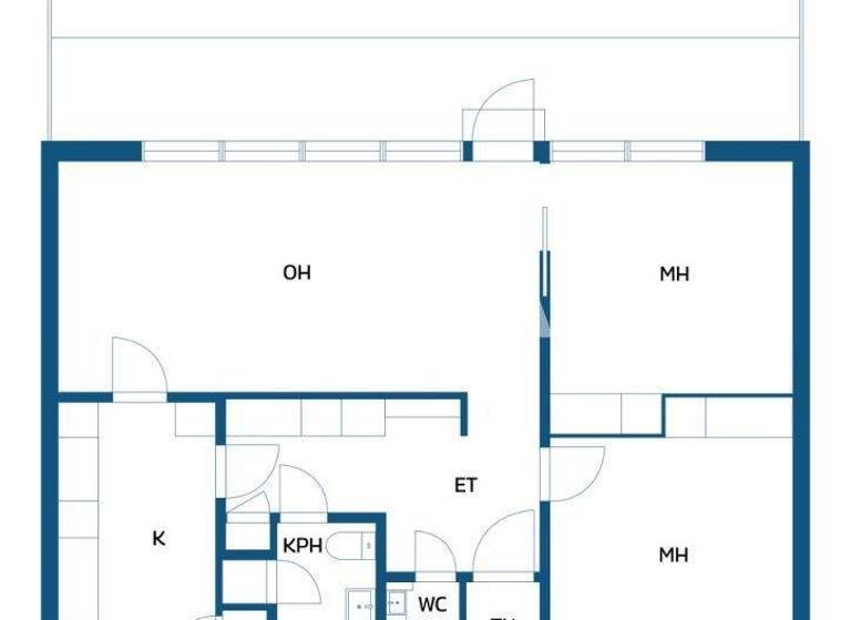 Reihenmittelhaus zum Kauf 48.000 € 3 Zimmer 80 m² 16.528 m² Grundstück Tommilantie 2 As 4 Kotka 48310