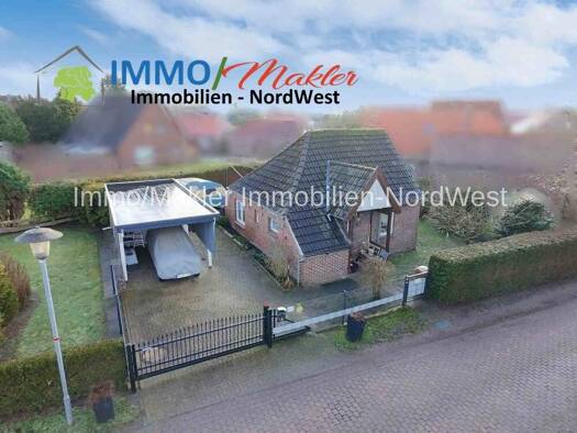 Einfamilienhaus zum Kauf 169.000 € 2 Zimmer 50 m² 316 m² Grundstück Horster Straße 17 Asel Wittmund 26409