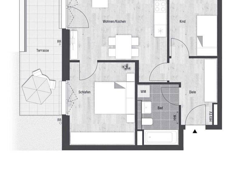 Wohnung zum Kauf provisionsfrei 579.000 € 3 Zimmer 66,7 m² EG Oberschleißheim 85764