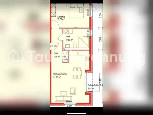 Wohnung zur Miete Tauschwohnung 1.350 € 2 Zimmer 71 m² Weidenpesch Köln 50733