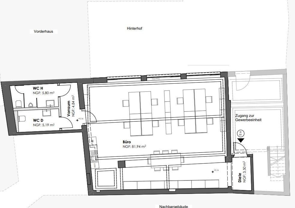 Praxis zur Miete provisionsfrei 1.300 € 2 Zimmer 105 m²<br/>Bürofläche Weinstr. 2 Volkach Volkach 97332