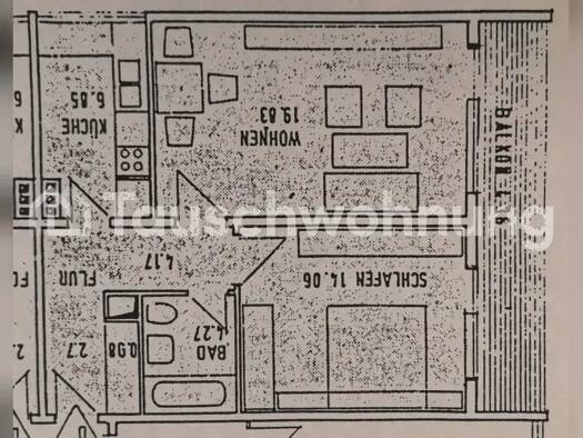 Wohnung zur Miete Tauschwohnung 1.108 € 2 Zimmer 60 m² 10. Geschoss Braunsfeld Köln 50933