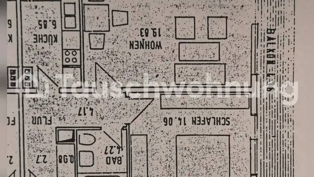 Wohnung zur Miete Tauschwohnung 1.108 € 2 Zimmer 60 m² 10. Geschoss Braunsfeld Köln 50933