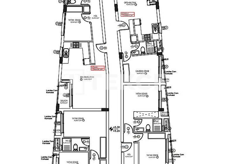 Studio zum Kauf 173.000 € 3 Zimmer 88 m² 1. Geschoss Girne 99300