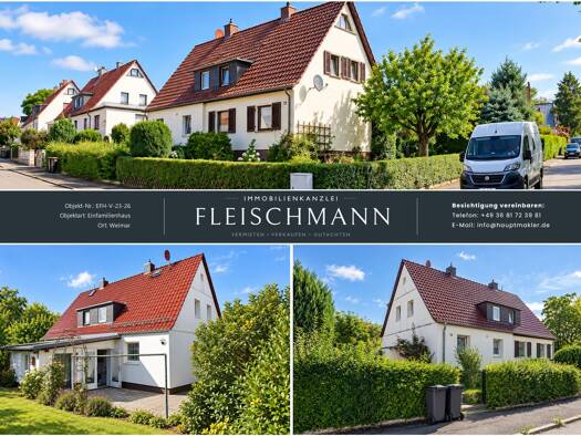 Doppelhaushälfte zum Kauf provisionsfrei 140.000 € 4 Zimmer 94,7 m² 457 m² Grundstück Oberweimar Weimar 99425