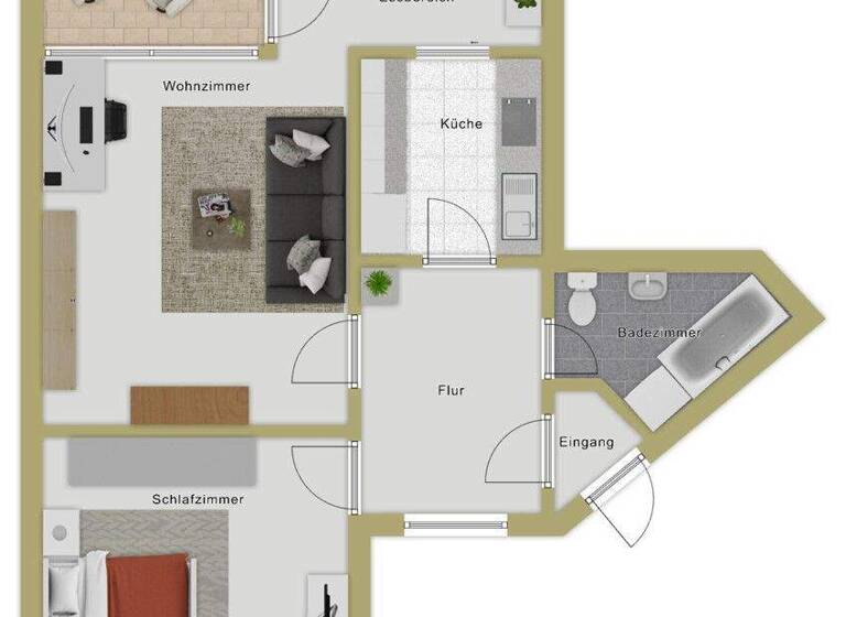 Wohnung zum Kauf 198.000 € 2 Zimmer 61,2 m² 5. Geschoss Innenstadt Ravensburg 88212