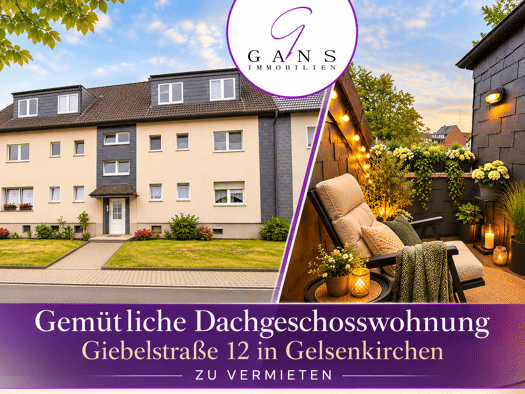 Wohnung zur Miete 393 € 2 Zimmer 56,1 m² 2. Geschoss frei ab 01.12.2026 Giebelstraße 12 Beckhausen Gelsenkirchen 45897