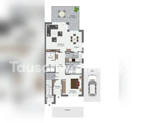 Wohnung zur Miete Tauschwohnung 810 € 2,5 Zimmer 75 m² EG Appelhülsen Nottuln 48301