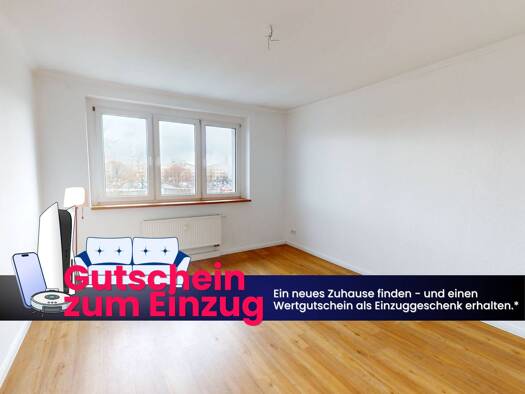 Wohnung zur Miete 299 € 3 Zimmer 58,7 m² 2. Geschoss frei ab 01.10.2026 Nordstraße 11 A Lutherstadt Wittenberg Wittenberg 06886
