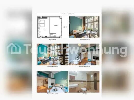 Wohnung zur Miete Tauschwohnung 715 € 1,5 Zimmer 54 m² EG Zentrum-Ost Leipzig 04103