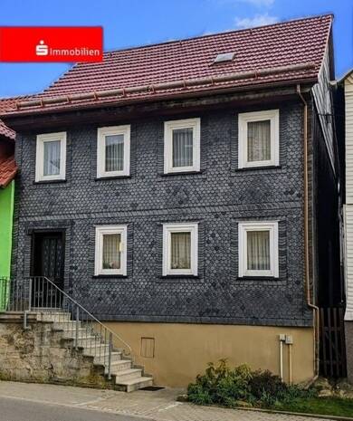 Doppelhaushälfte zum Kauf 99.000 € 5 Zimmer 112 m² 412 m² Grundstück Unterpörlitz Ilmenau 98693