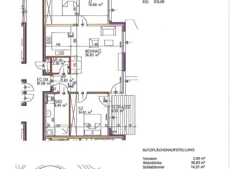 Wohnung zur Miete 1.110 € 3 Zimmer 81,1 m² frei ab 30.06.2026 St. Pölten 3100