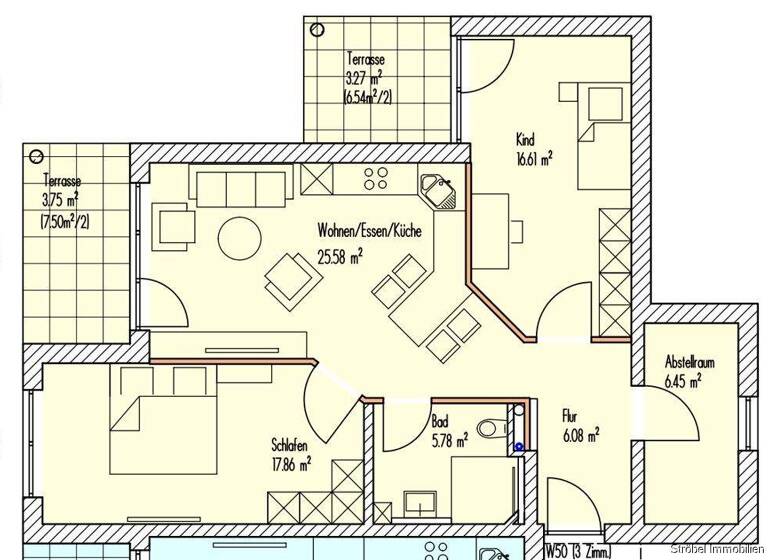 Wohnung zum Kauf - Erstbezug 325.000 € 3 Zimmer 85,4 m² 1. Geschoss Schnelldorf 91625