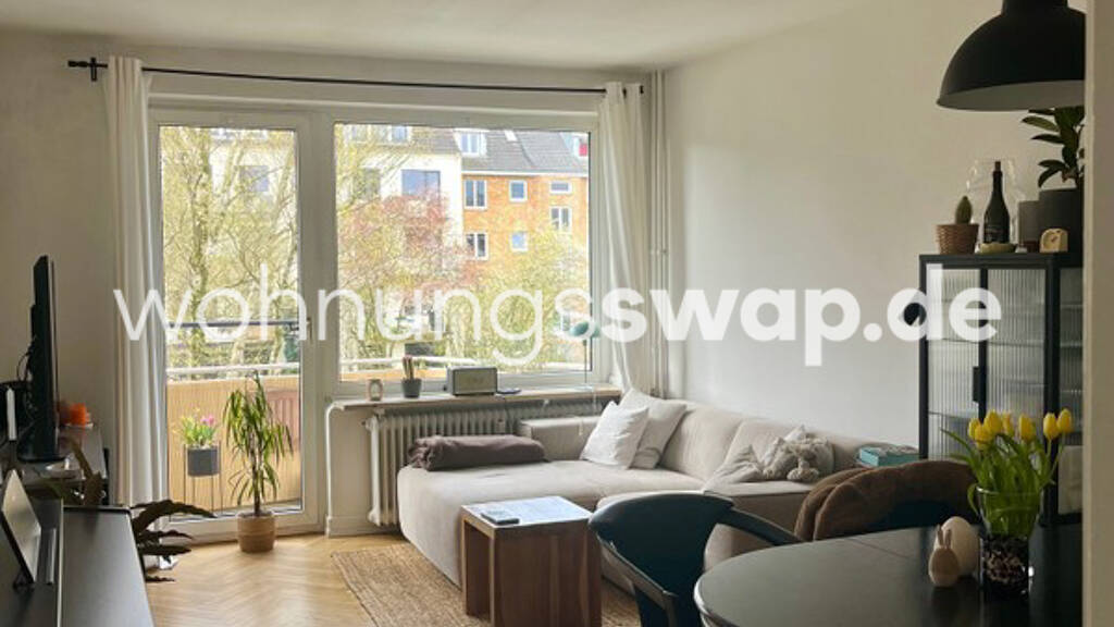 Wohnung zur Miete Tauschwohnung 760 € 2 Zimmer 48 m² 2. Geschoss Hoheluft-West Hamburg 20253