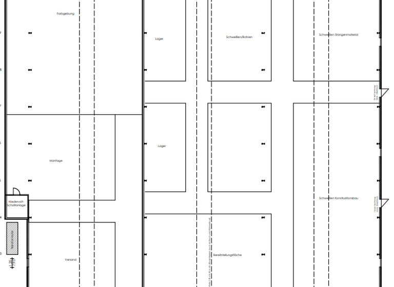 Lagerhalle zur Miete 1.788,4 m² Lagerfläche teilbar ab 850 m² Ummeln Bielefeld 33649