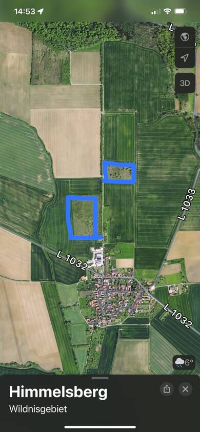 Immobilie zum Kauf provisionsfrei als Kapitalanlage geeignet 55.000 € 43.089 m² Grundstück Mühlenweg Toba Helbedündorf 99713