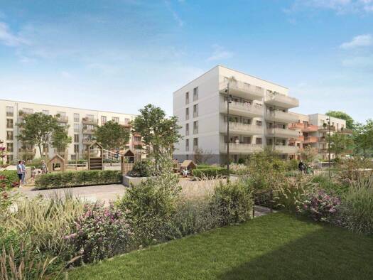 Wohnung zum Kauf - Neubau provisionsfrei als Kapitalanlage geeignet 399.900 € 2 Zimmer 48,5 m² Walter-Eucken-Straße Flingern Nord Düsseldorf 40235