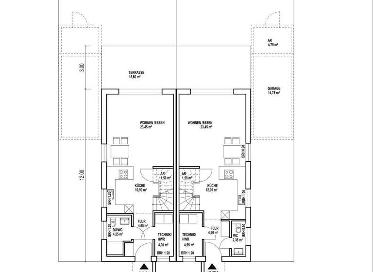 Doppelhaushälfte zum Kauf 499.000 € 6 Zimmer 140 m² 250 m² Grundstück Beuel Bonn / Beuel-Mitte 53225