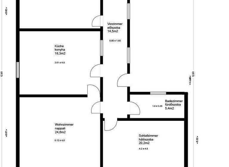 Bauernhaus zum Kauf 19.950 € 3 Zimmer 100 m² 1.672 m² Grundstück Kemenespálfa 9544
