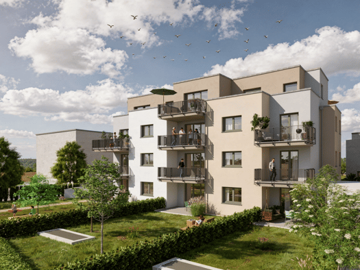 Wohnung zum Kauf - Erstbezug provisionsfrei 519.500 € 3 Zimmer 82 m² Hildebrandstraße 38 Durlach Durlach 76227