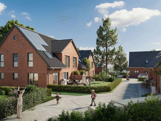 Doppelhaushälfte zum Kauf - Erstbezug provisionsfrei 1.100.000 € 5,5 Zimmer 143 m² 271 m² Grundstück frei ab 01.11.2027 Schenefelder Diek Iserbrook Altona 22589
