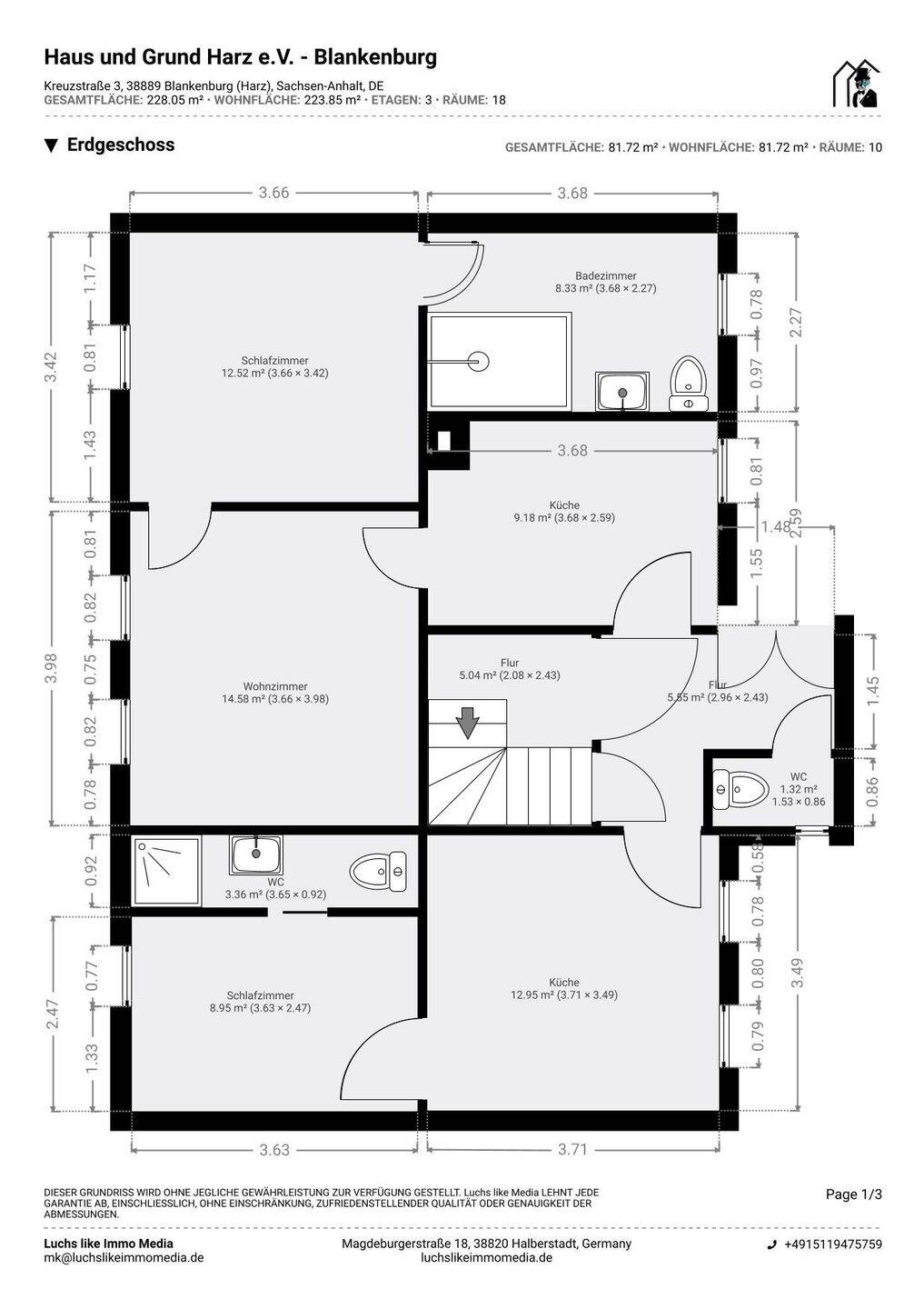 Immobilie in Blankenburg - Charmantes Mehrfamilienhaus mit Geschichte und Platz für Ihre Ideen - Bild 2