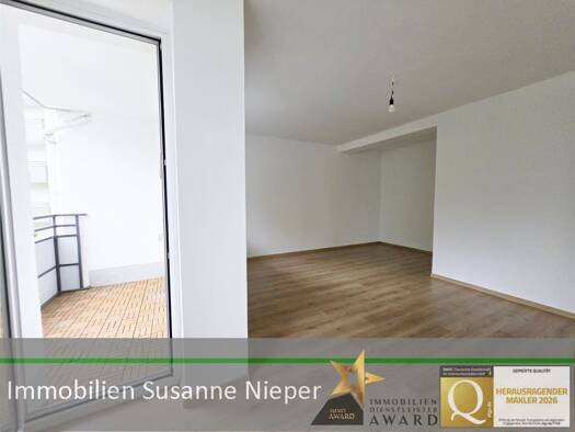 Wohnung zur Miete 355 € 1 Zimmer 42 m² Heinrich-Böll-Straße 200 Barmen Wuppertal 42277