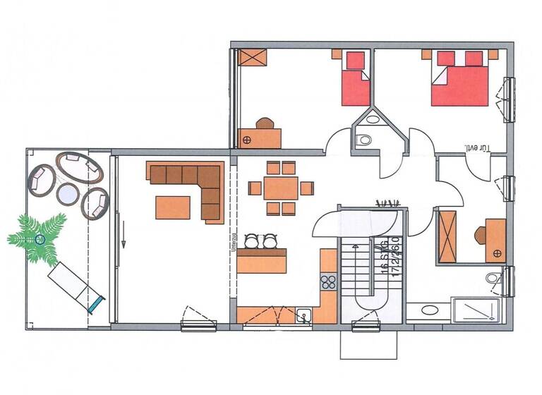 Wohnung zum Kauf 670.000 € 4 Zimmer 109 m²<br/>Wohnfläche 1.<br/>Geschoss Ettlingen - Kernstadt 2 Ettlingen 76275