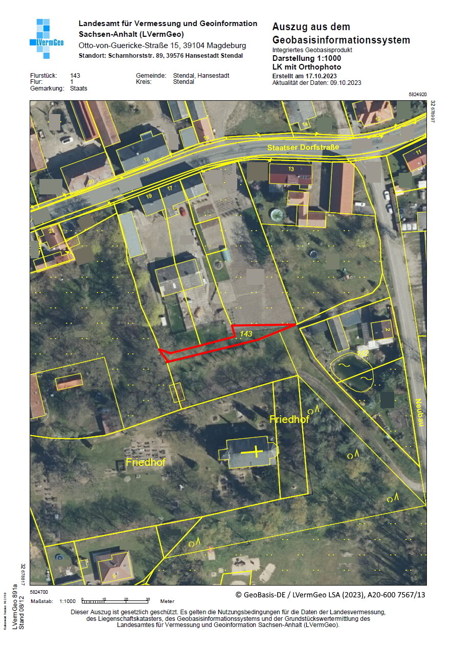 Grundstück zum Kauf 20 € 238 m²<br/>Grundstück Staats Staats 39576