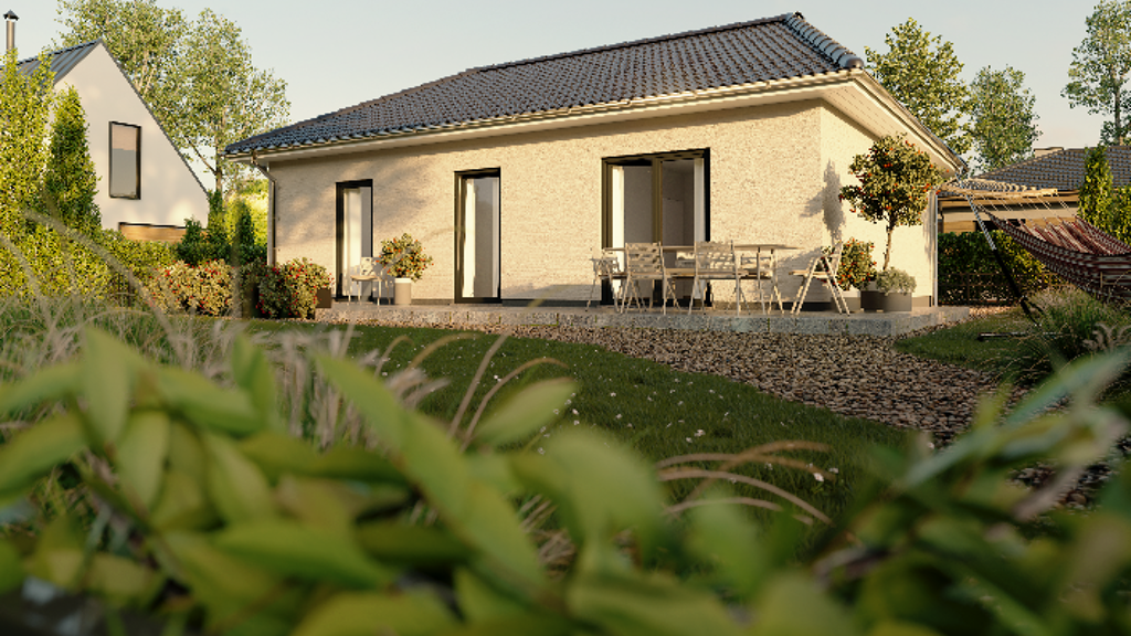 Bungalow zum Kauf provisionsfrei 196.650 € 4 Zimmer 77 m² 566 m² Grundstück Cornberg 36219