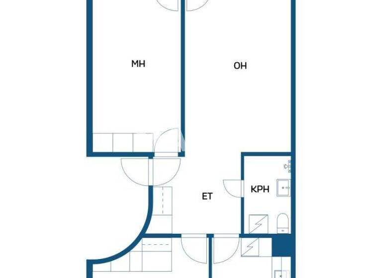 Studio zum Kauf 69.000 € 3 Zimmer 68 m² 3. Geschoss Ylisentie 9 Seinäjoki 60100