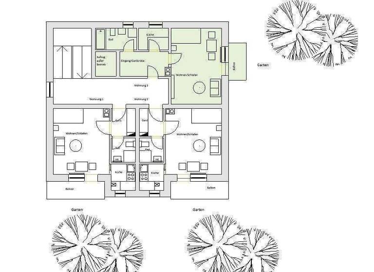 Studio zur Miete - Erstbezug 550 € 1 Zimmer 30 m² 2. Geschoss frei ab sofort Am Wasserturm 1 Mühldorf Mühldorf a.Inn 84453