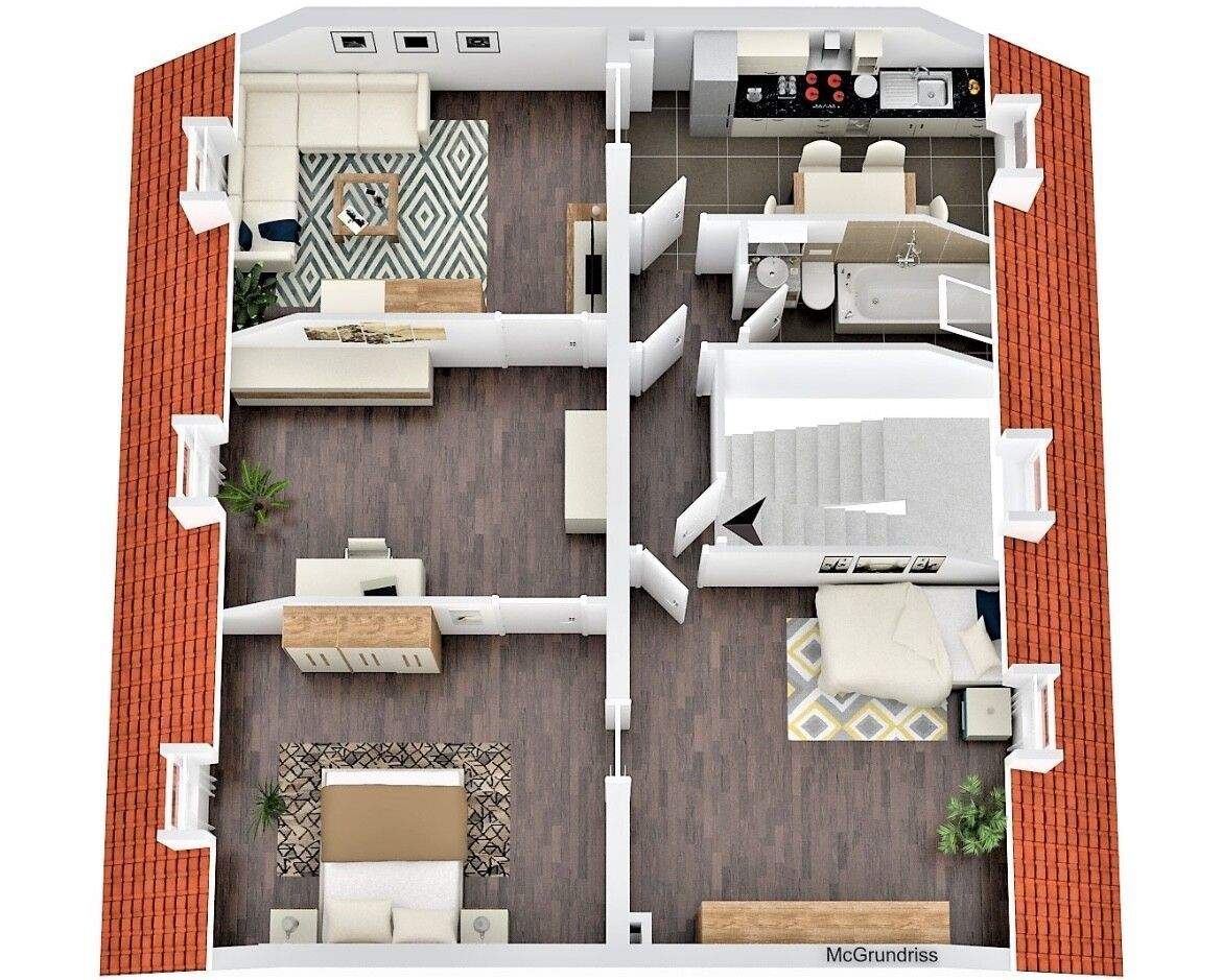 Immobilie in Sulzbach/Saar - Gepflegtes 4-Familienhaus in Sulzbach mit Potenzial für Kapitalanleger - Bild 3