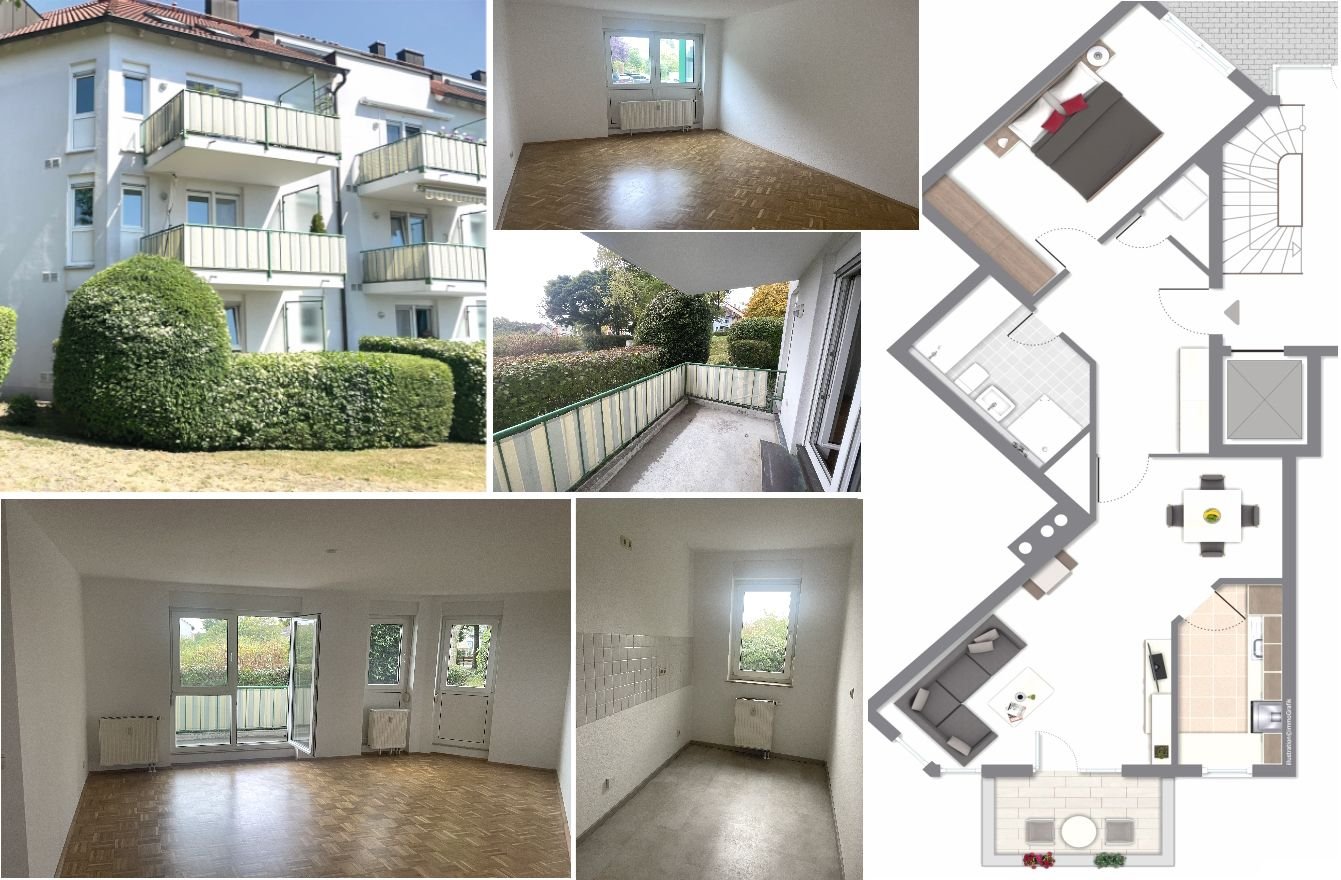 Wohnung zum Kauf 220.000 € 2 Zimmer 72,1 m²<br/>Wohnfläche 1.<br/>Geschoss Meyernberg Bayreuth 95445