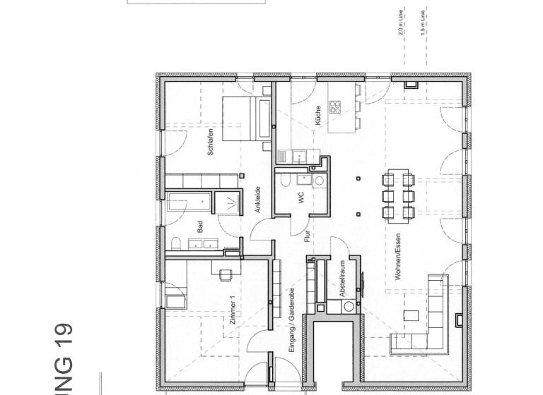 Wohnung zum Kauf - Erstbezug provisionsfrei 600.000 € 3 Zimmer 127,1 m² 5. Geschoss frei ab sofort Nordvorstadt Weimar 99423