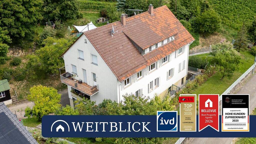 Mehrfamilienhaus zum Kauf 995.000 € 15 Zimmer 361 m² 2.038 m² Grundstück Bad Cannstatt Stuttgart 70374