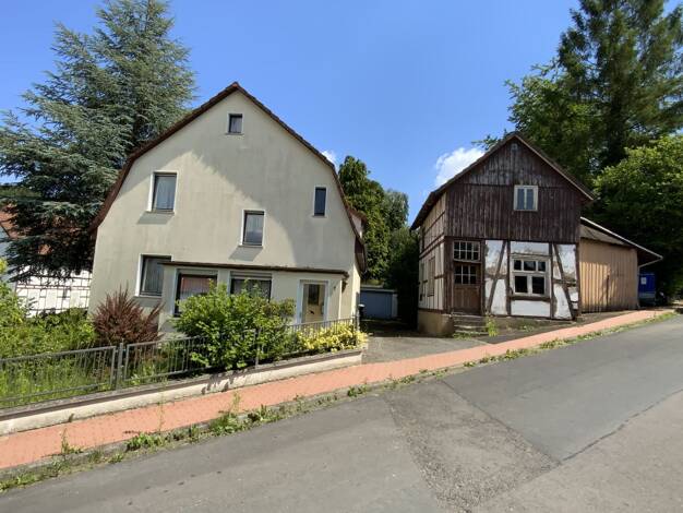 Einfamilienhaus zum Kauf 99.500 € 5 Zimmer 135 m² 2.081 m² Grundstück Breitenbach Breitenbach am Herzberg 36287