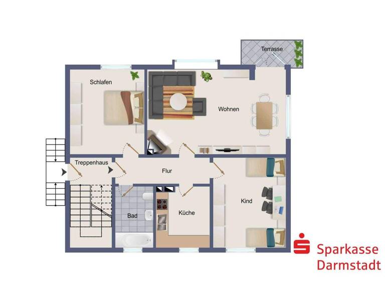 Wohnung zum Kauf 325.000 € 3 Zimmer 82,3 m² Darmstadt 64283