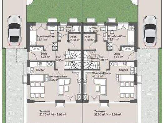 Doppelhaushälfte zur Miete 1.650 € 5 Zimmer 141,7 m² 339 m² Grundstück frei ab 01.03.2026 Prälat-Friemel-Straße 12 Töging Töging a.Inn 84513