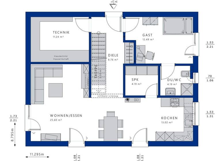 Einfamilienhaus zum Kauf 786.000 € 8 Zimmer 170 m² 542 m² Grundstück Frickenhausen am Main 97252