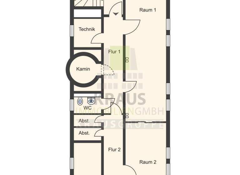 Bürofläche zur Miete provisionsfrei 18 € 3 Zimmer 95 m² Bürofläche Bergheim Heidelberg 69115