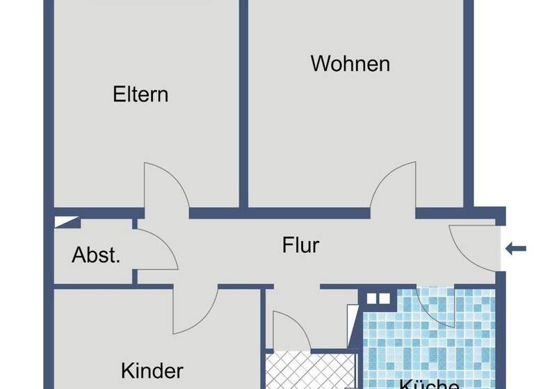 Wohnung zur Miete nur mit Wohnberechtigungsschein 275 € 3 Zimmer 74 m² 7. Geschoss Sudetenstraße 10 Marburg 35039