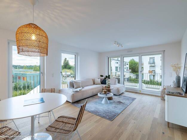 Wohnung zum Kauf - Erstbezug provisionsfrei 759.900 € 3 Zimmer 77,5 m² 1. Geschoss Maxhofweg Neuried Neuried 82061