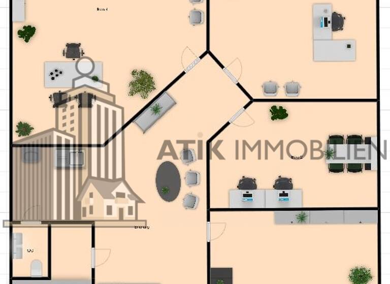 Bürofläche zur Miete provisionsfrei 1.795 € 136 m² Bürofläche Neckarau Mannheim / Neckarau 68199